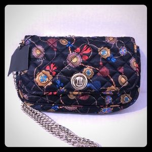 Zara Quilted Multicolor Crossbody Handbag
